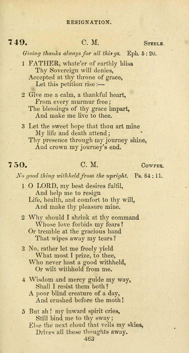 The Baptist Psalmody: a selection of hymns for the worship of God page 463