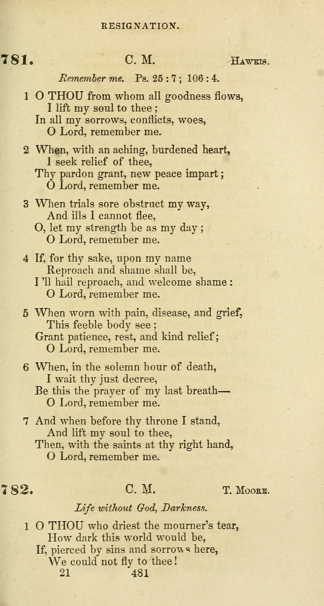 The Baptist Psalmody: a selection of hymns for the worship of God page 481