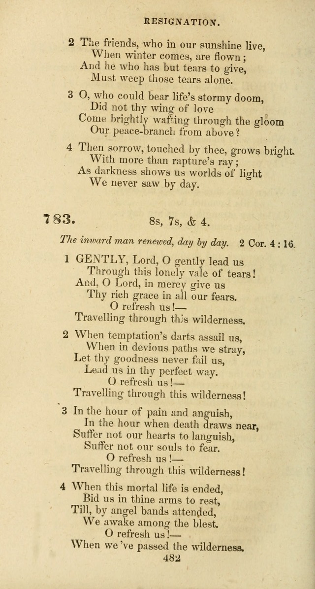 The Baptist Psalmody: a selection of hymns for the worship of God page 482
