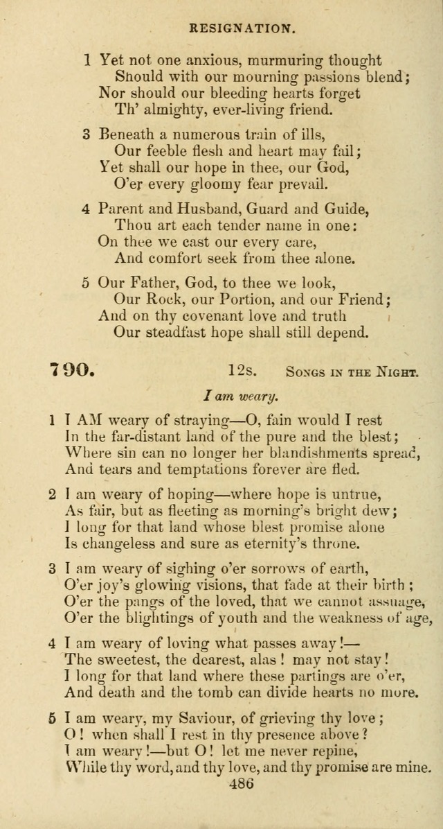 The Baptist Psalmody: a selection of hymns for the worship of God page 486