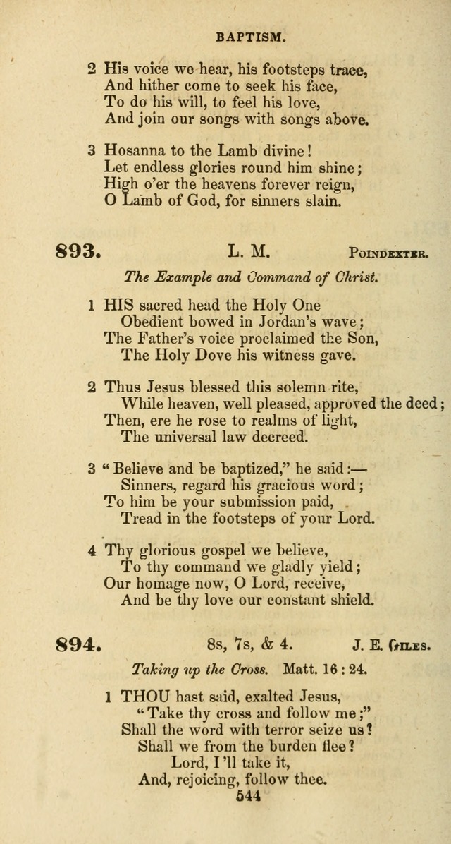 The Baptist Psalmody: a selection of hymns for the worship of God page 544