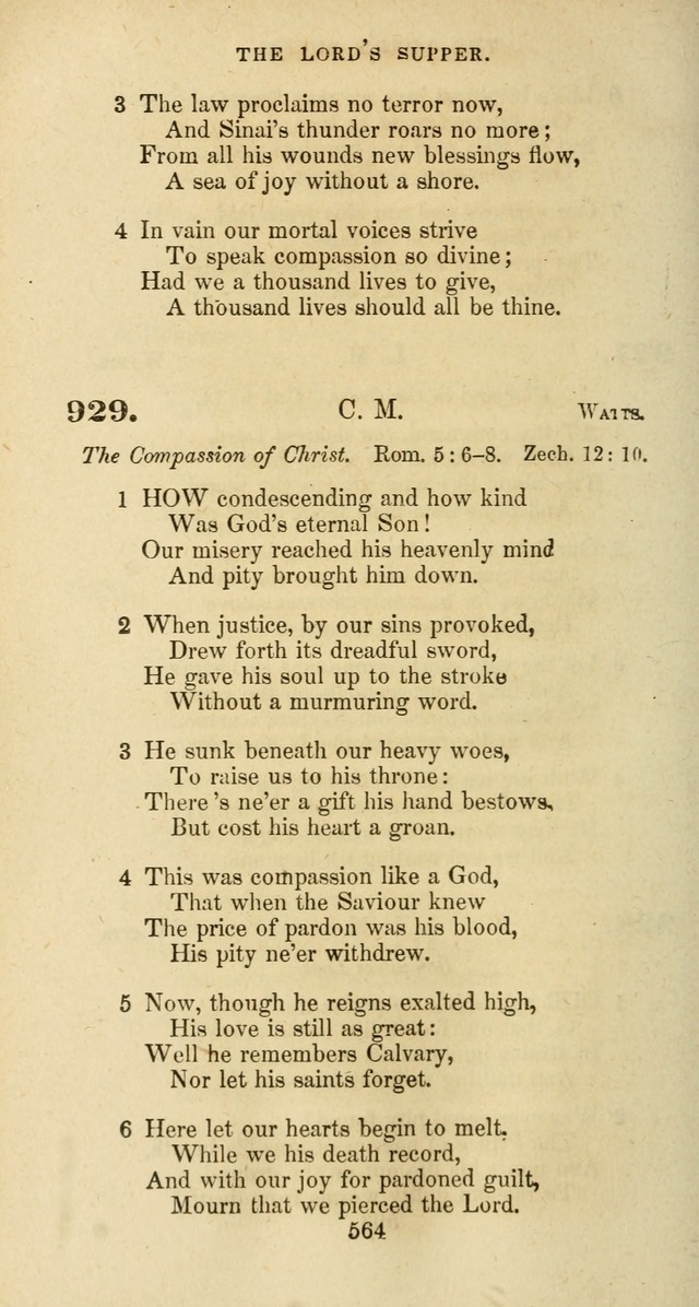 The Baptist Psalmody: a selection of hymns for the worship of God page 564
