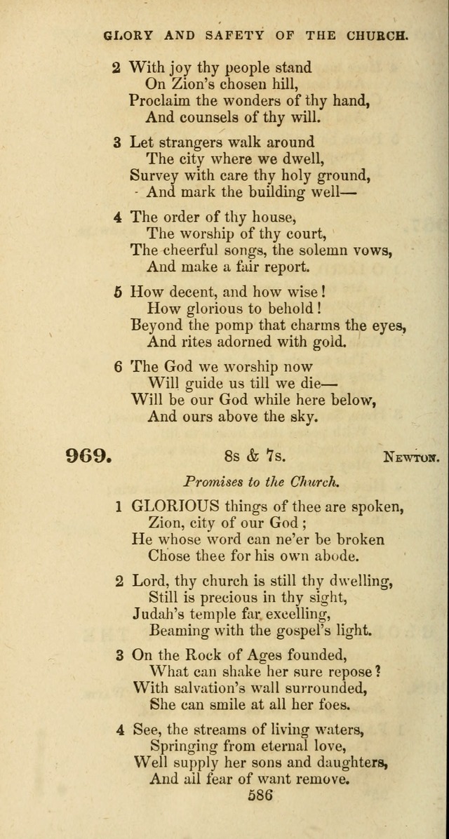 The Baptist Psalmody: a selection of hymns for the worship of God page 586