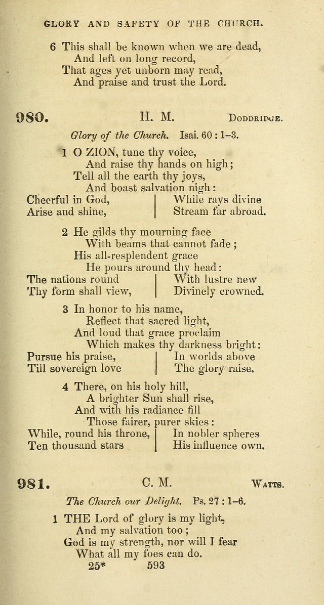 The Baptist Psalmody: a selection of hymns for the worship of God page 593