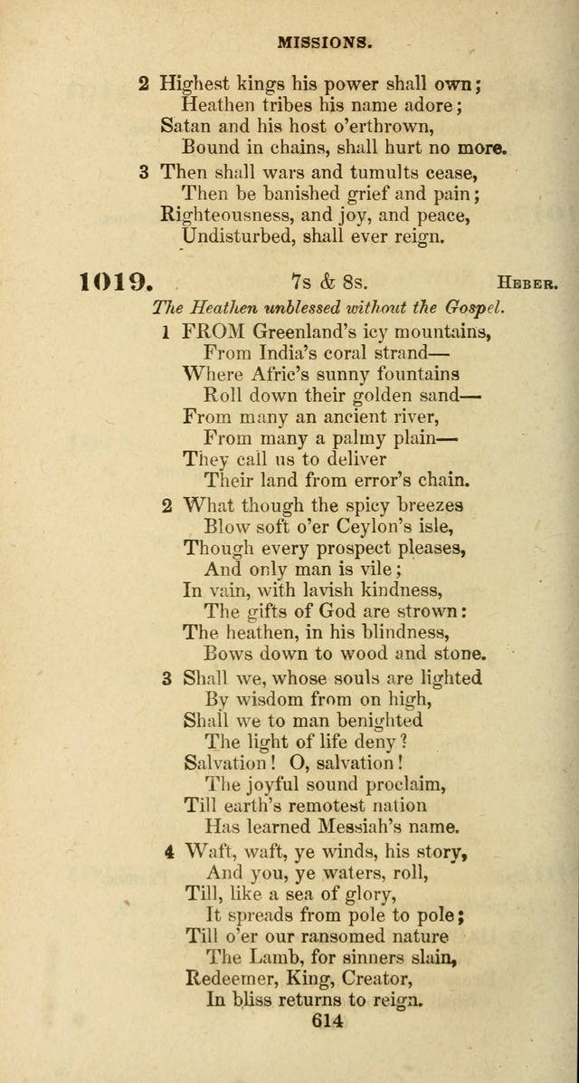 The Baptist Psalmody: a selection of hymns for the worship of God page 614