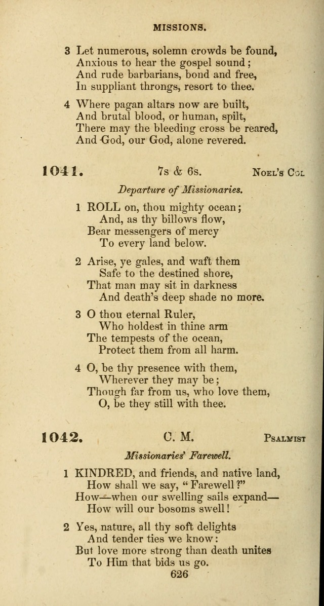 The Baptist Psalmody: a selection of hymns for the worship of God page 626