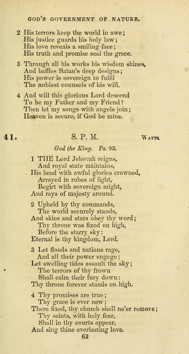 The Baptist Psalmody: a selection of hymns for the worship of God page 63