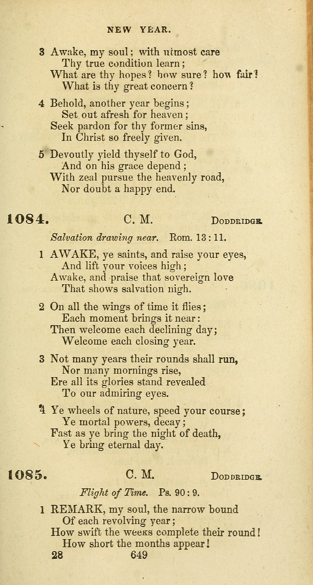 The Baptist Psalmody: a selection of hymns for the worship of God page 649