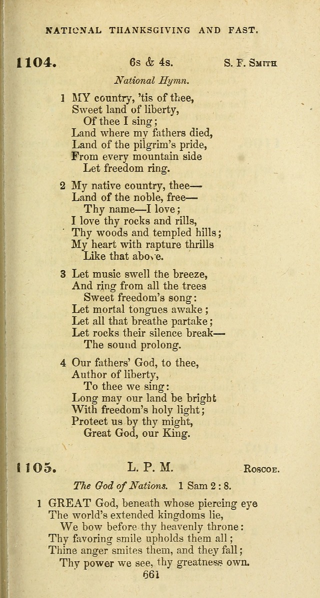 The Baptist Psalmody: a selection of hymns for the worship of God page 661