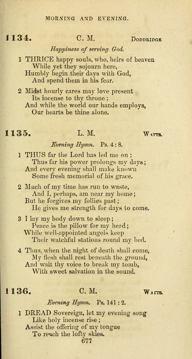 The Baptist Psalmody: a selection of hymns for the worship of God page 677