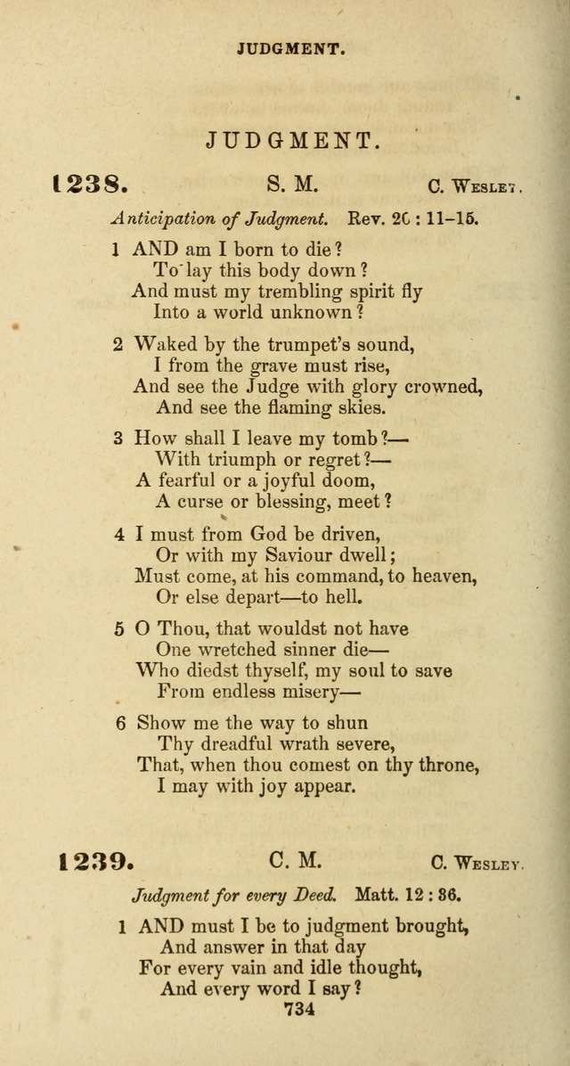 The Baptist Psalmody: a selection of hymns for the worship of God page 734