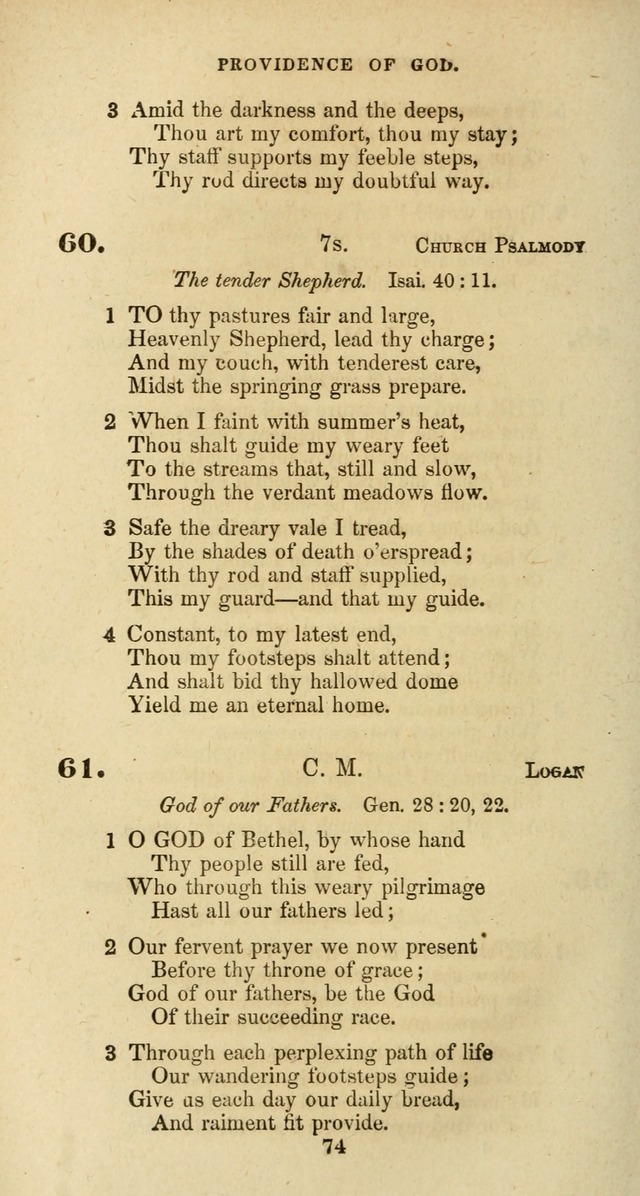 The Baptist Psalmody: a selection of hymns for the worship of God page 74