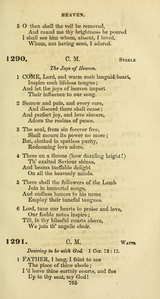 The Baptist Psalmody: a selection of hymns for the worship of God page 765