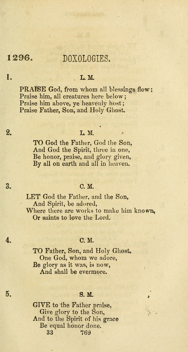 The Baptist Psalmody: a selection of hymns for the worship of God page 769