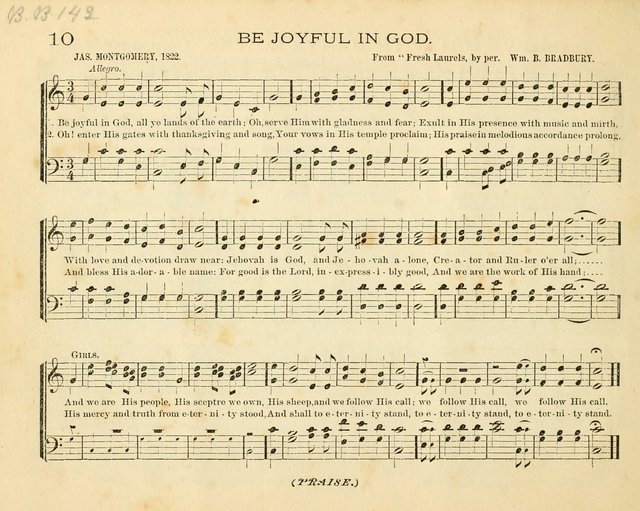Book of Praise for the Sunday School: with hymns and tunes appropriate for the prayer meeting and the home circle page 13