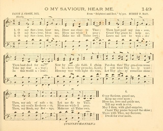 Book of Praise for the Sunday School: with hymns and tunes appropriate for the prayer meeting and the home circle page 152