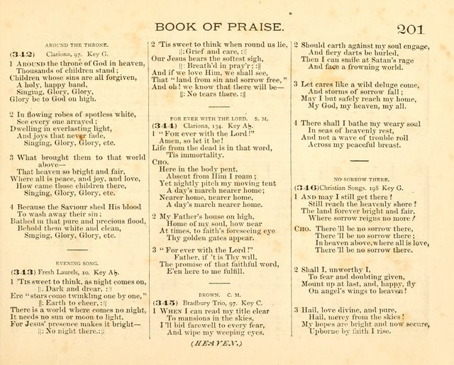 Book of Praise for the Sunday School: with hymns and tunes appropriate for the prayer meeting and the home circle page 204
