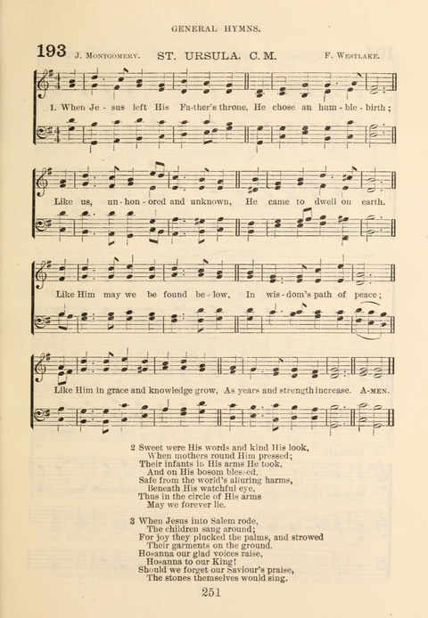 The Book of Praise for Sunday Schools: Selections from the Revised Prayer Book and Hymnal page 151