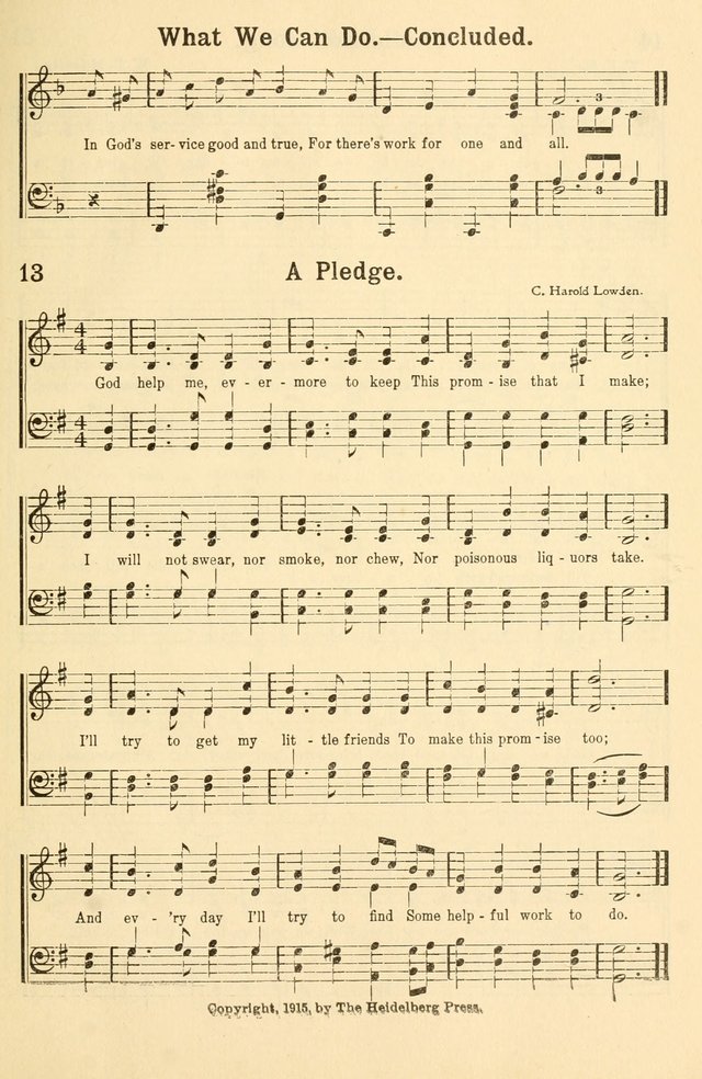 Beginner and Primary Songs: for use in Sunday School and the Home page 20