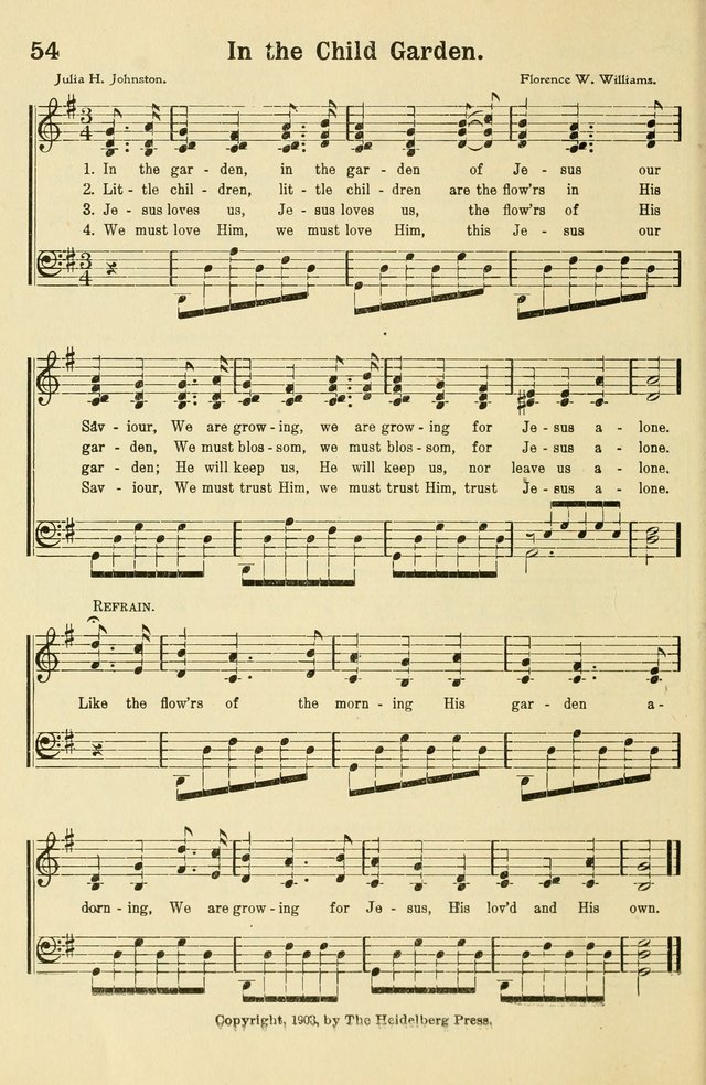 Beginner and Primary Songs: for use in Sunday School and the Home page 55