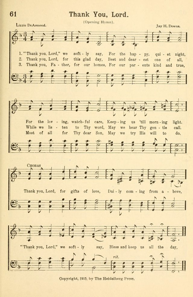 Beginner and Primary Songs: for use in Sunday School and the Home page 60