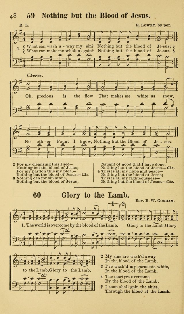 Beulah Songs: a choice collection of popular hymns and music, new and old. Especially adapted to camp meetings, prayer and conference meetings, family worship, and all other assemblies... page 49