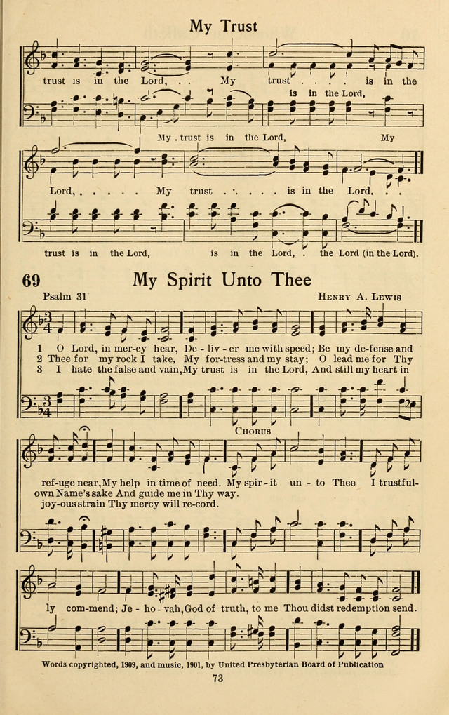 Bible Songs No. 4: a selection of psalms set to music, for use in sabbath schools, adult Bible classes, young people