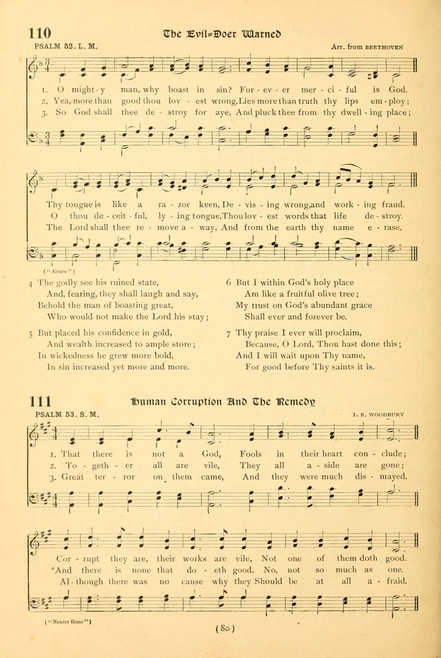 Bible Songs: a collection of psalms set to music for use in church and evangelistic services, prayer meetings, Sabbath schools, young people