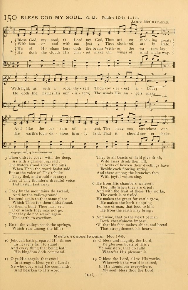 Bible Songs: consisting of selections from the Psalms set to music suitable for Sabbath Schools, prayer meetings, etc. page 117
