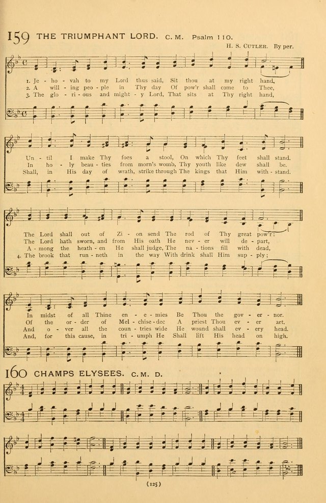 Bible Songs: consisting of selections from the Psalms set to music suitable for Sabbath Schools, prayer meetings, etc. page 125