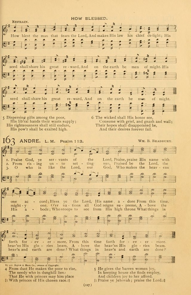 Bible Songs: consisting of selections from the Psalms set to music suitable for Sabbath Schools, prayer meetings, etc. page 127