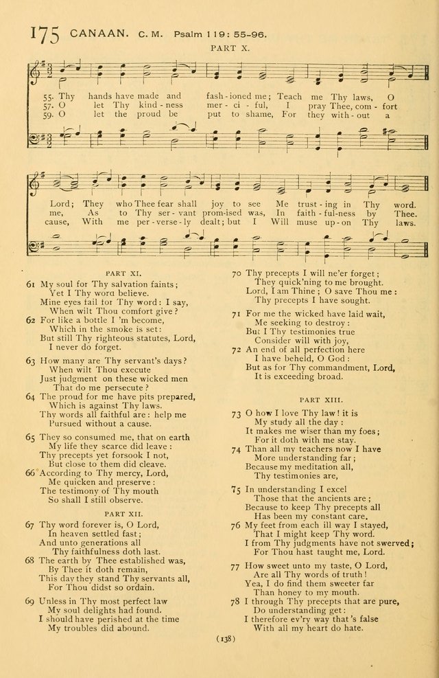 Bible Songs: consisting of selections from the Psalms set to music suitable for Sabbath Schools, prayer meetings, etc. page 138