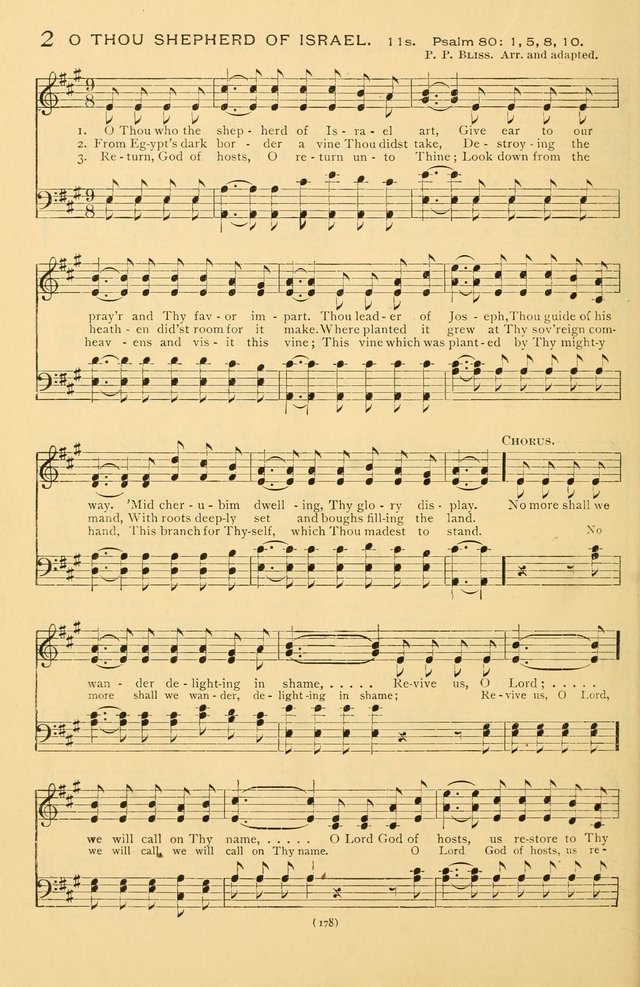 Bible Songs: consisting of selections from the Psalms set to music suitable for Sabbath Schools, prayer meetings, etc. page 178