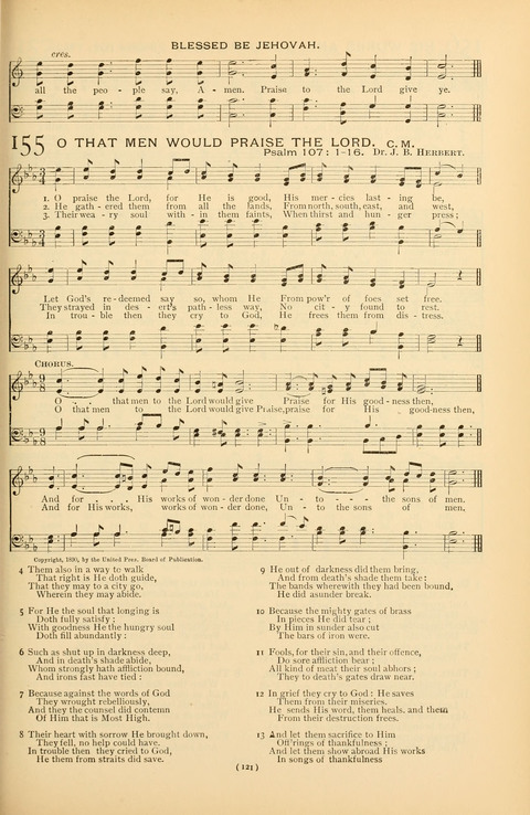 Bible Songs: consisting of selections from the Psalms set to music suitable for Sabbath Schools, prayer meetings, etc. page 101