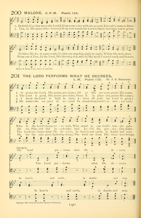 Bible Songs: consisting of selections from the Psalms set to music suitable for Sabbath Schools, prayer meetings, etc. page 136