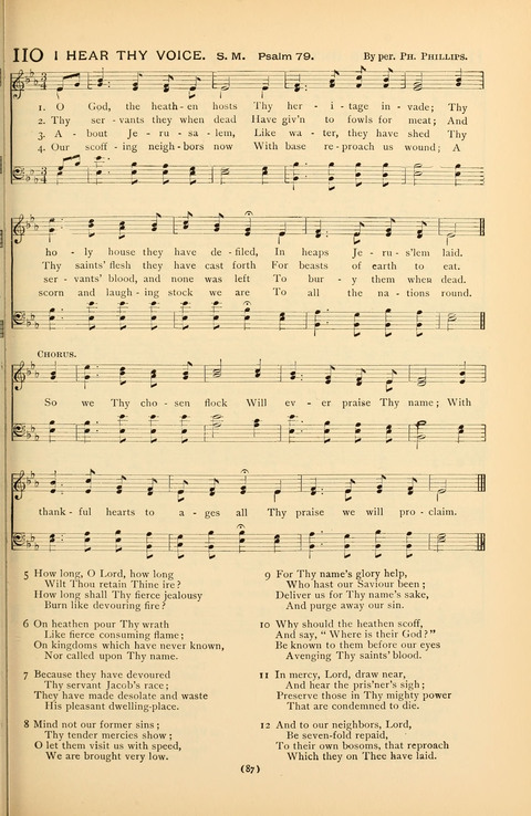 Bible Songs: consisting of selections from the Psalms set to music suitable for Sabbath Schools, prayer meetings, etc. page 67