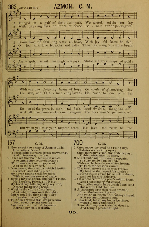 Bible School Echoes, and Sacred Hymns page 35