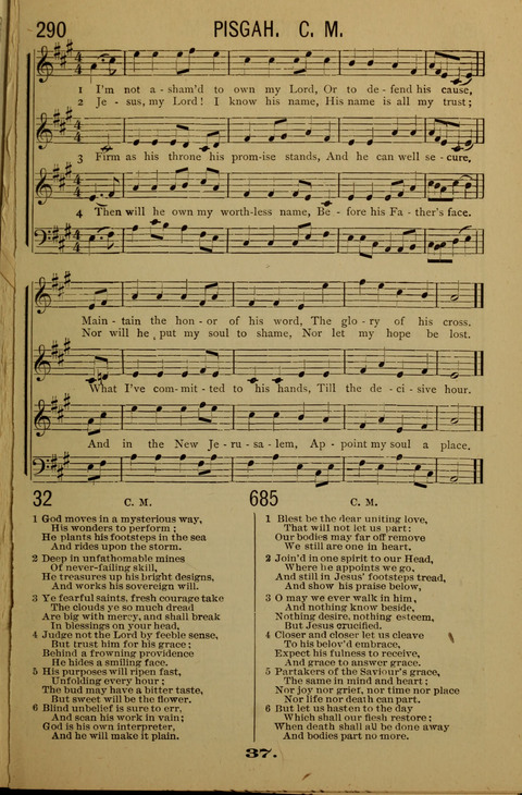 Bible School Echoes, and Sacred Hymns page 37