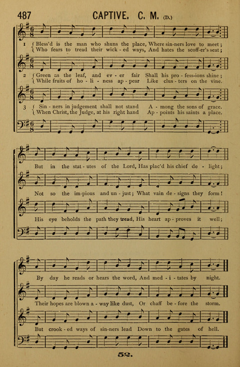Bible School Echoes, and Sacred Hymns page 52