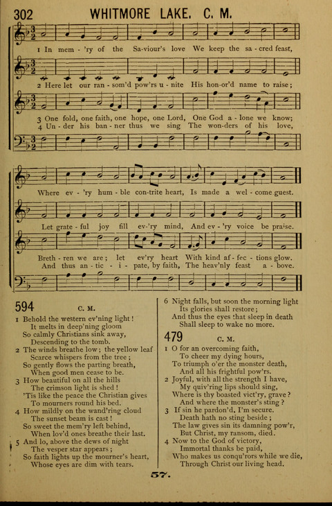 Bible School Echoes, and Sacred Hymns page 57