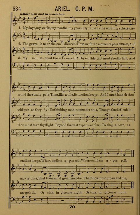 Bible School Echoes, and Sacred Hymns page 70