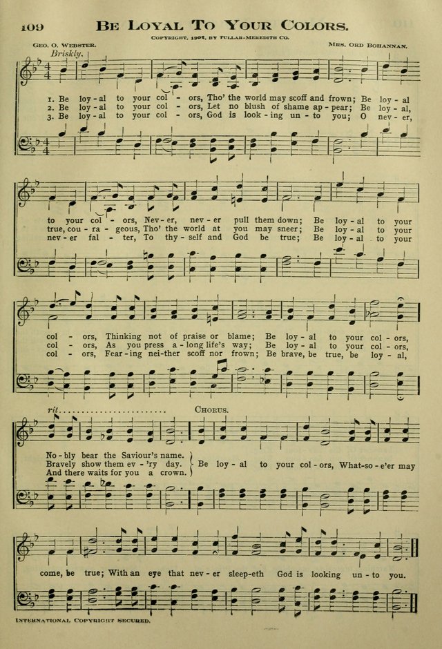 The Bible School Hymnal page 118
