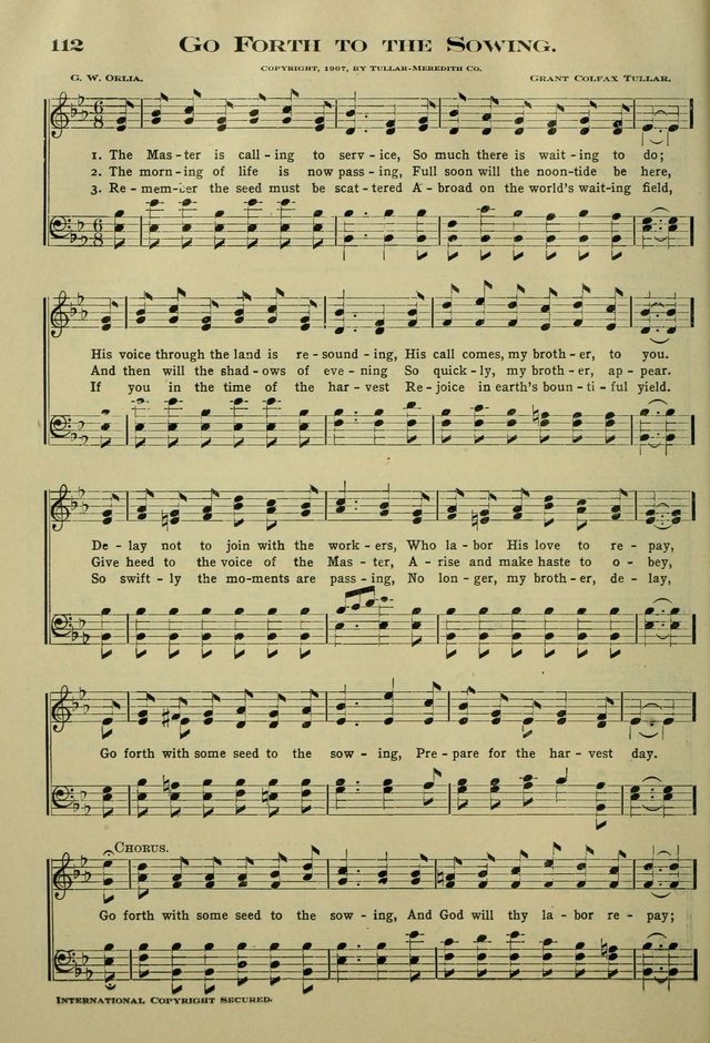 The Bible School Hymnal page 121