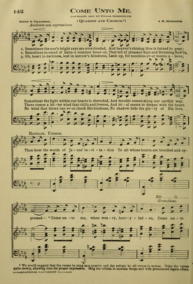 The Bible School Hymnal page 151