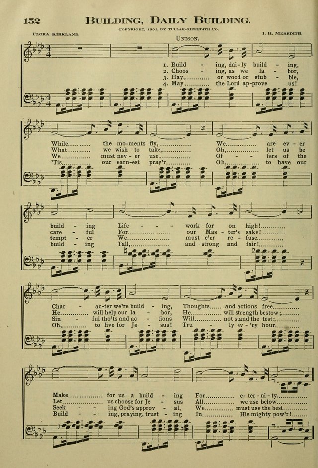 The Bible School Hymnal page 161