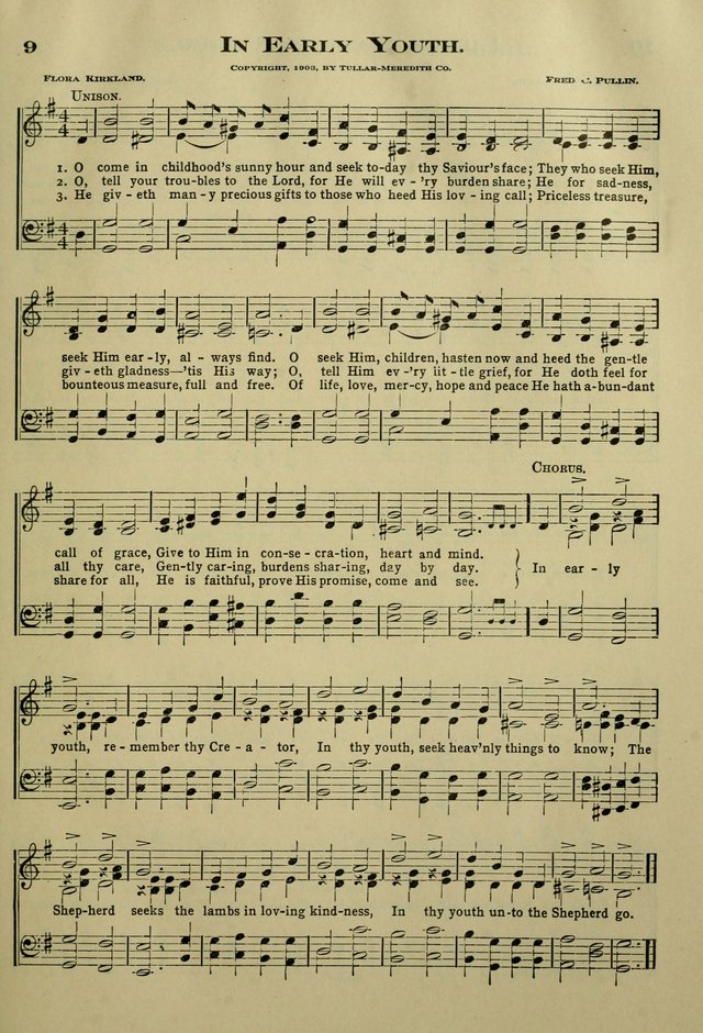 The Bible School Hymnal page 18