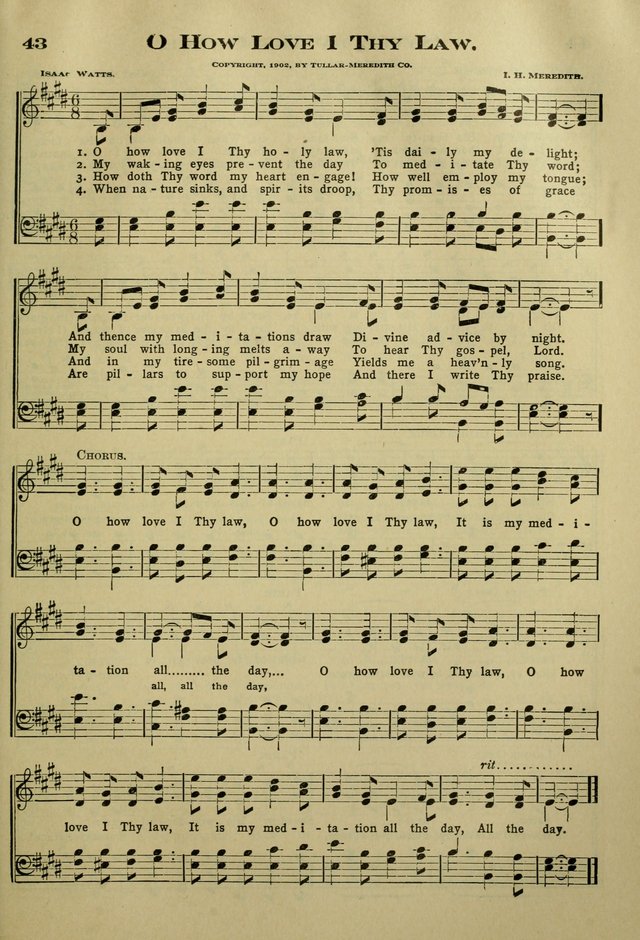The Bible School Hymnal page 52
