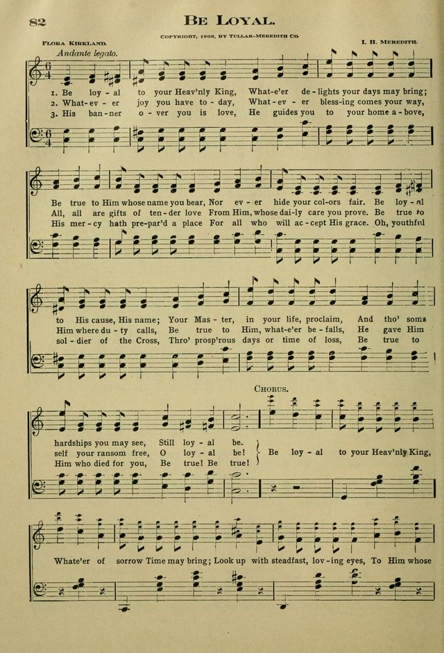 The Bible School Hymnal page 91