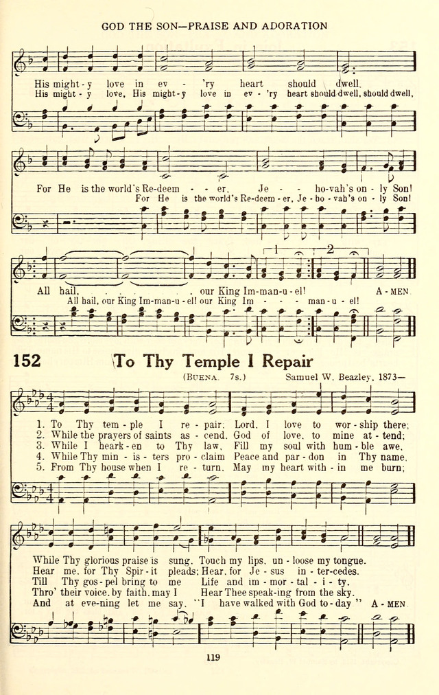 The Baptist Standard Hymnal: with responsive readings: a new book for all services page 111