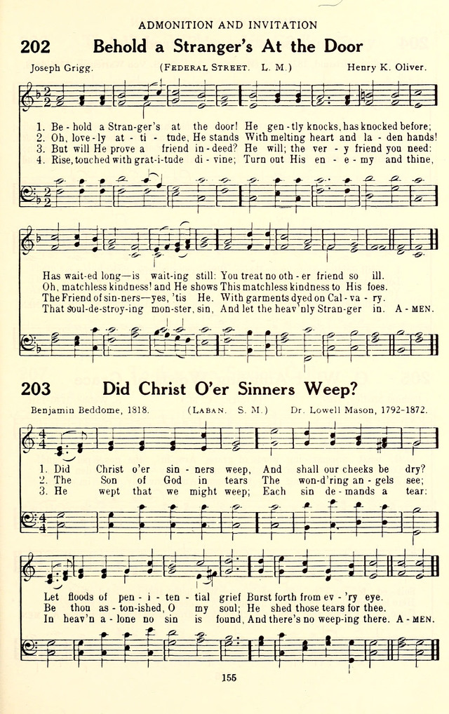 The Baptist Standard Hymnal: with responsive readings: a new book for all services page 147